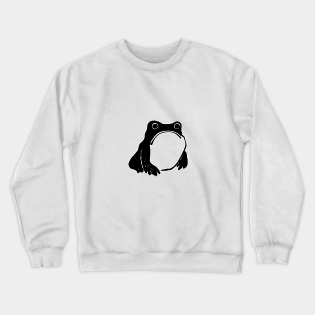 The Japanese Frog Crewneck Sweatshirt by xam